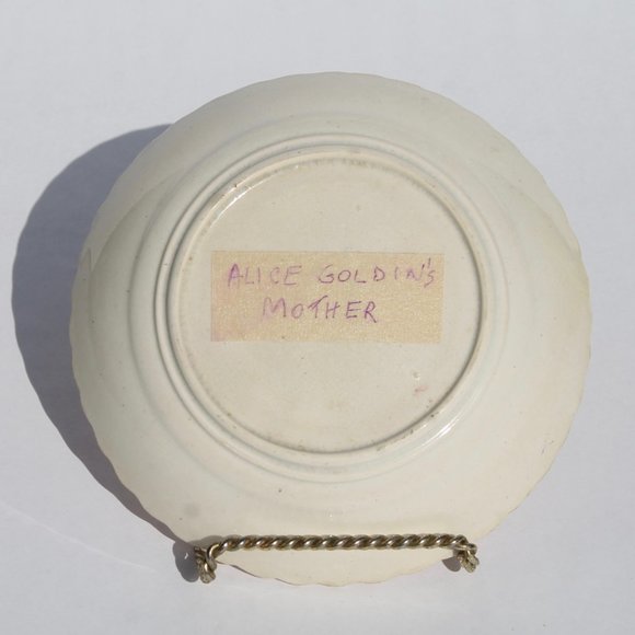 Rare Adams Red Transferware Tea Bowl & Saucer, C. 1820-30s, Hibiscus Border - Picture 5 of 7